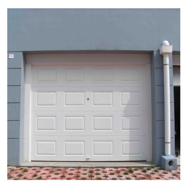 Белая современная и модная декоративная дверь, гаражная дверь виллы
