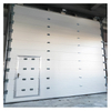 Высококачественные промышленные секционные ворота для промышленных зданий, коммерческие двери С дверью