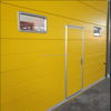 Промышленная секционная надземная коммерческая дверь гаража с электрическим устройством открывания двери