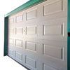 Белая квадратная гражданская ручная электрическая медная гаражная дверь с защитой от защемления